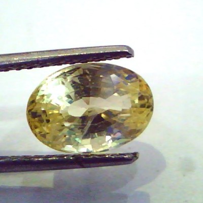 4.69 Ct Unheated Untreated Natural Ceylon Yellow Sapphire Pukhraj
