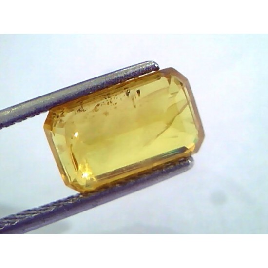 4.66 Ct Natural Yellow Sapphire Pukhraj Jupiter Gemstone(Heated)