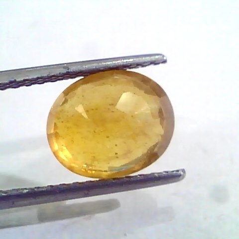 4.73 Ct Natural Yellow Sapphire Pukhraj Jupiter Gemstone(Heated)
