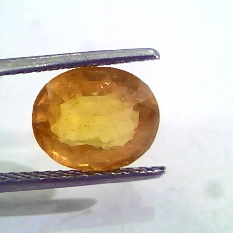 4.73 Ct Natural Yellow Sapphire Pukhraj Jupiter Gemstone(Heated)