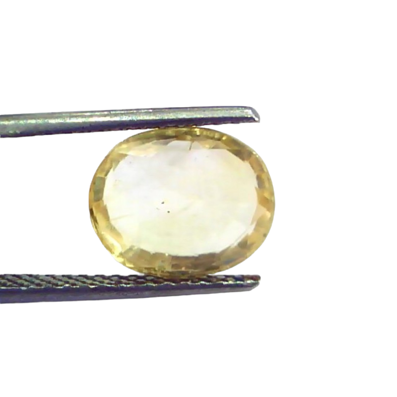 4.69 Ct IGI Certified Unheated Untreated Natural Ceylon Yellow Sapphire 4.69 Ct IGI Certified Unheated Untreated Natural Ceylon Yellow Sapphire