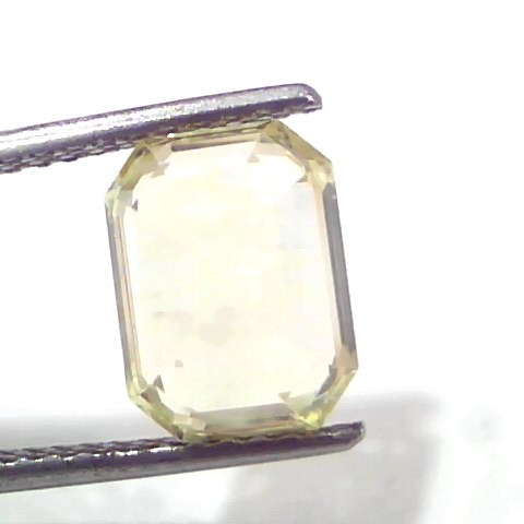 4.73 Ct IGI Certified Unheated Untreated Natural Ceylon Yellow Sapphire
