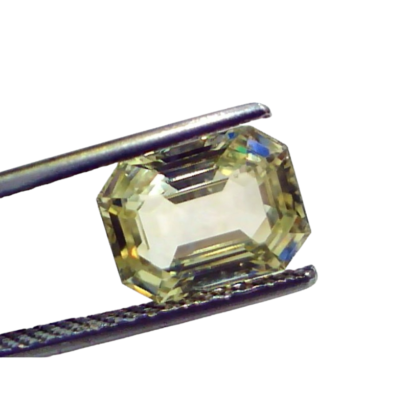 4.73 Ct IGI Certified Unheated Untreated Natural Ceylon Yellow Sapphire 4.73 Ct IGI Certified Unheated Untreated Natural Ceylon Yellow Sapphire