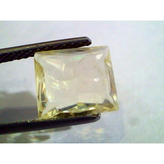 4.88 Ct Unheated Untreated Natural Ceylon Yellow Sapphire Pukhraj