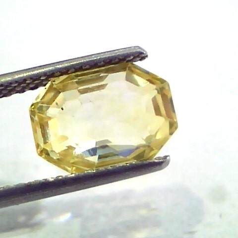 4.80 Ct 8 Ratti Unheated Untreated Natural Ceylon Yellow Sapphire