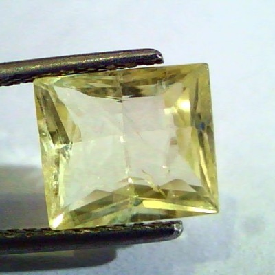 4.88 Ct Unheated Untreated Natural Ceylon Yellow Sapphire Pukhraj