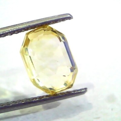 4.80 Ct 8 Ratti Unheated Untreated Natural Ceylon Yellow Sapphire