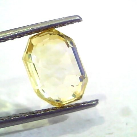 4.80 Ct 8 Ratti Unheated Untreated Natural Ceylon Yellow Sapphire