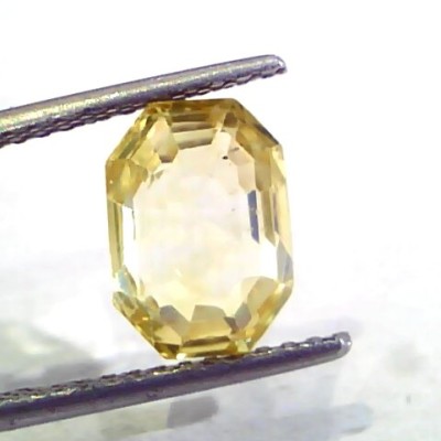4.80 Ct 8 Ratti Unheated Untreated Natural Ceylon Yellow Sapphire
