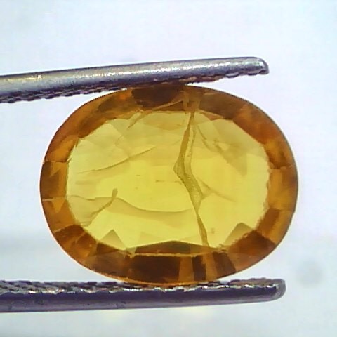 4.84 Ct Natural Yellow Sapphire Pukhraj Jupiter Gemstone(Heated)