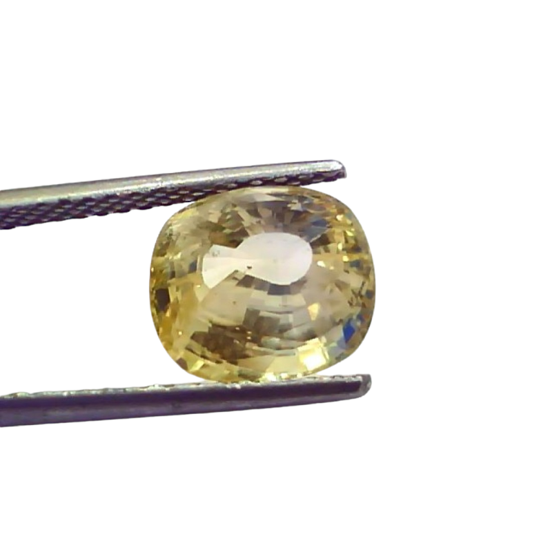 4.84 Ct IGI Certified Unheated Untreted Natural Ceylon Yellow Sapphire 4.84 Ct IGI Certified Unheated Untreted Natural Ceylon Yellow Sapphire