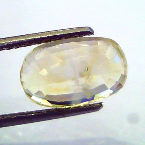 5.04 Ct Unheated Untreated Natural Ceylon Yellow Sapphire Pukhraj