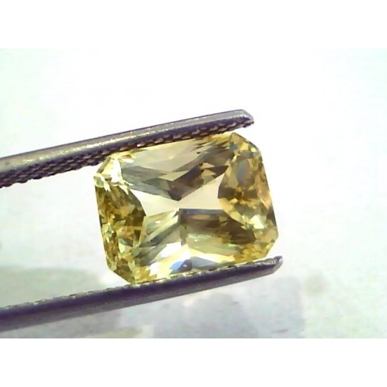 4.95 Ct 8.25 Ratti Unheated Untreated Natural Ceylon Yellow Sapphire