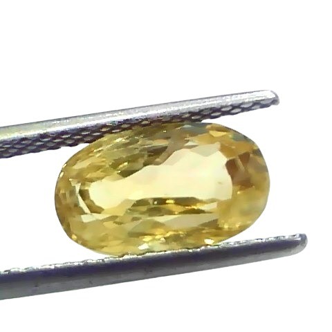 4.98 Ct IGI Certified Unheated Untreated Natural Ceylon Yellow Sapphire 4.98 Ct IGI Certified Unheated Untreated Natural Ceylon Yellow Sapphire
