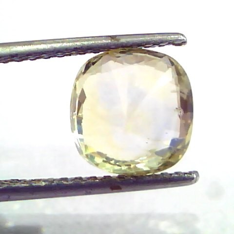 5.03 Ct 8.38 Ratti Unheated Untreated Natural Ceylon Yellow Sapphire