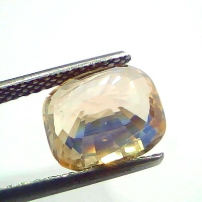 5.05 Ct IGI Certified Unheated Untreated Natural Ceylon Yellow Sapphire