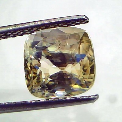 5.06 Ct IGI Certified Unheated Untreated Natural Ceylon Yellow Sapphire