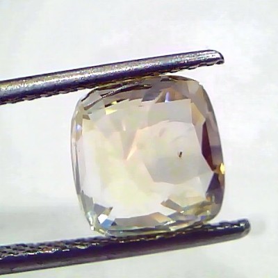 5.06 Ct IGI Certified Unheated Untreated Natural Ceylon Yellow Sapphire