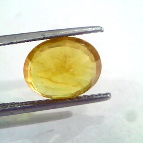 5.17 Ct Natural Yellow Sapphire Pukhraj Jupiter Gemstone(Heated)