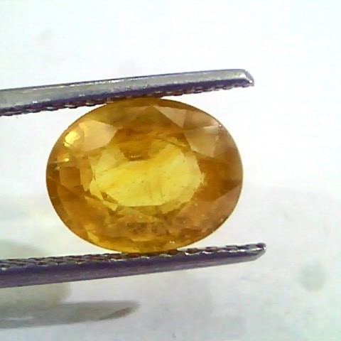5.17 Ct Natural Yellow Sapphire Pukhraj Jupiter Gemstone(Heated)