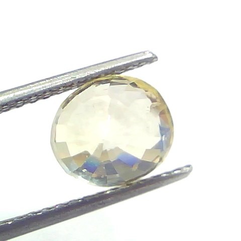 5.15 Ct IGI Certified Unheated Untreated Natural Ceylon Yellow Sapphire