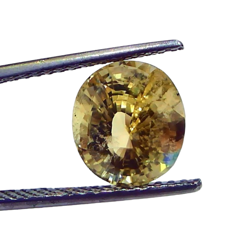 5.16 Ct IGI Certified Unheated Untreated Natural Ceylon Yellow Sapphire 5.16 Ct IGI Certified Unheated Untreated Natural Ceylon Yellow Sapphire