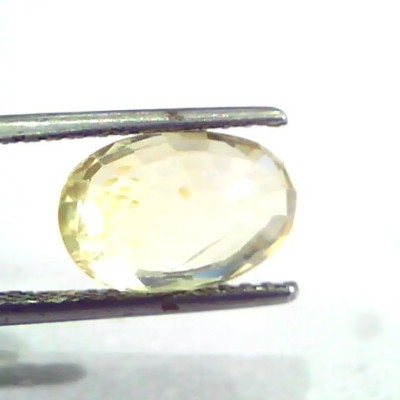 5.21 Ct IGI Certified Unheated Untreated Natural Ceylon Yellow Sapphire