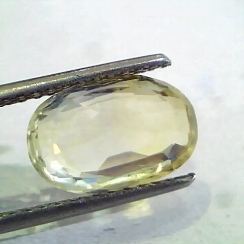 5.24 Ct 8.5 Ratti Unheated Untreated Natural Ceylon Yellow Sapphire