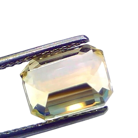 5.28 Ct GII Certified Unheated Untreated Natural Ceylon Yellow Sapphire AAA 5.28 Ct GII Certified Unheated Untreated Natural Ceylon Yellow Sapphire AAA