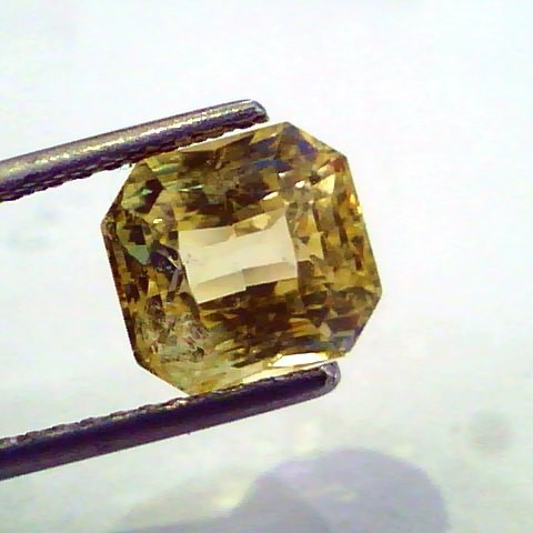 5.36 Ct Unheated Untreated Natural Ceylon Yellow Sapphire AAA