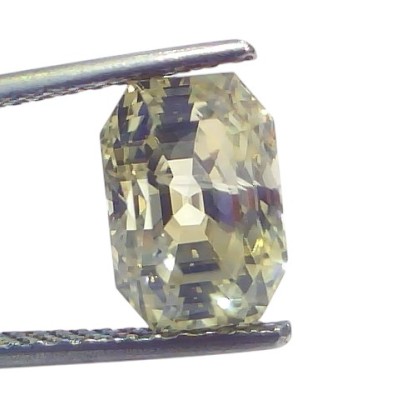 5.52 Ct IGI Certified Unheated Untreated Natural Ceylon Yellow Sapphire 5.52 Ct IGI Certified Unheated Untreated Natural Ceylon Yellow Sapphire