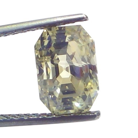 5.52 Ct IGI Certified Unheated Untreated Natural Ceylon Yellow Sapphire 5.52 Ct IGI Certified Unheated Untreated Natural Ceylon Yellow Sapphire