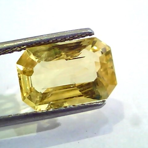 5.56 Ct Unheated Untreated Natural Ceylon Yellow Sapphire Gems