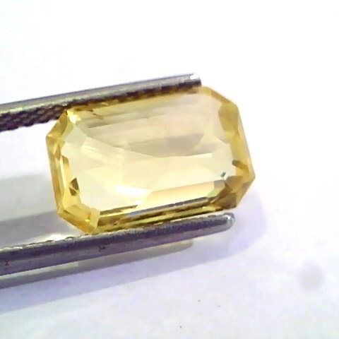 5.56 Ct Unheated Untreated Natural Ceylon Yellow Sapphire Gems