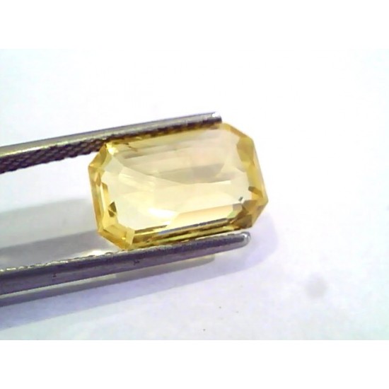 5.56 Ct Unheated Untreated Natural Ceylon Yellow Sapphire Gems