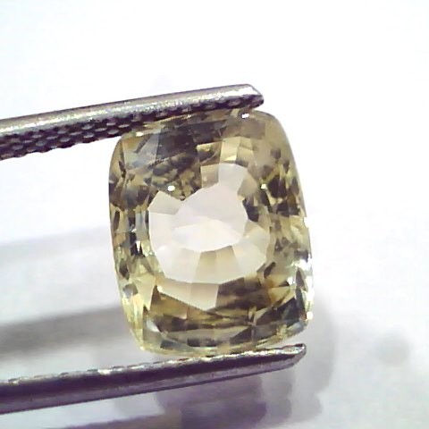 5.60 Ct 9 Ratti Unheated Untreated Natural Ceylon Yellow Sapphire Gems