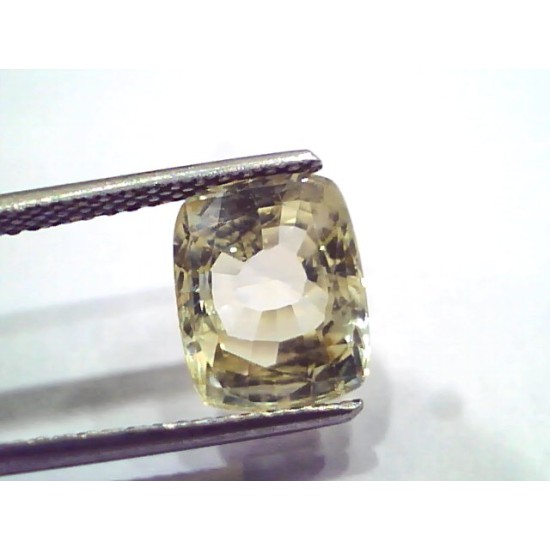 5.60 Ct 9 Ratti Unheated Untreated Natural Ceylon Yellow Sapphire Gems