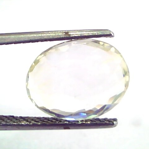 5.62 Ct IGI Certified Unheated Untreated Natural Ceylon Yellow Sapphire