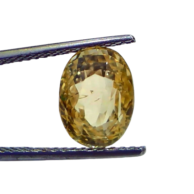 5.63 Ct IGI Certified Unheated Untreated Natural Ceylon Yellow Sapphire 5.63 Ct IGI Certified Unheated Untreated Natural Ceylon Yellow Sapphire
