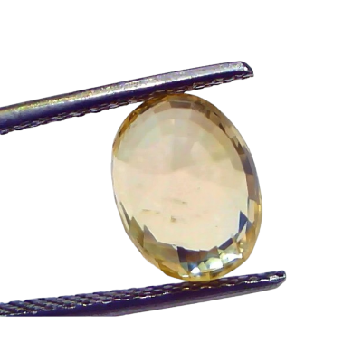 5.63 Ct IGI Certified Unheated Untreated Natural Ceylon Yellow Sapphire 5.63 Ct IGI Certified Unheated Untreated Natural Ceylon Yellow Sapphire