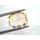 5.70 Ct IGI Certified Unheated Untreated Natural Ceylon Yellow Sapphire