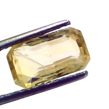 5.71 Ct IGI Certified Unheated Untreated Natural Ceylon Yellow Sapphire 5.71 Ct IGI Certified Unheated Untreated Natural Ceylon Yellow Sapphire