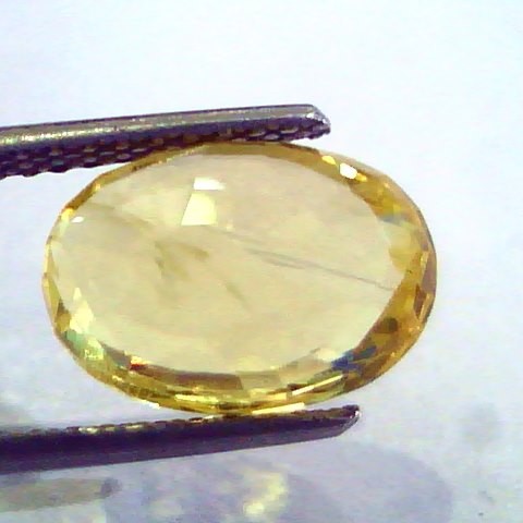 5.79 9.25 Ratti Ct Unheated Untreated Natural Ceylon Yellow Pukhraj