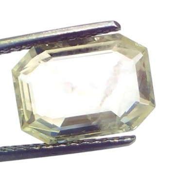 5.90 Ct IGI Certified Unheated Untreated Natural Ceylon Yellow Sapphire 5.90 Ct IGI Certified Unheated Untreated Natural Ceylon Yellow Sapphire