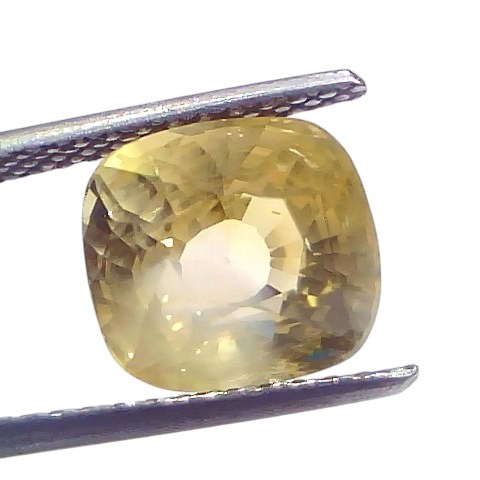6.08 Ct IGI Certified Unheated Untreated Natural Ceylon Yellow Sapphire 6.08 Ct IGI Certified Unheated Untreated Natural Ceylon Yellow Sapphire