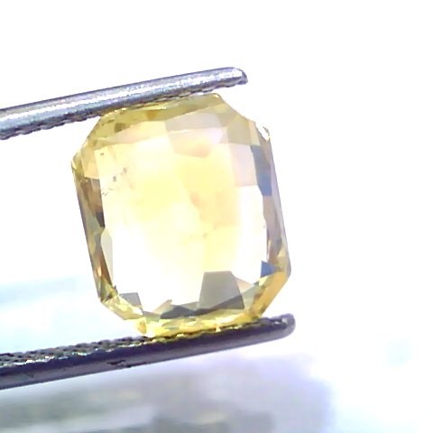 6.09 Ct IGI Certified Unheated Untreated Natural Ceylon Yellow Sapphire