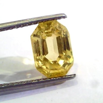 6.16 Ct Unheated Untreated Natural Ceylon Yellow Sapphire Gems AA