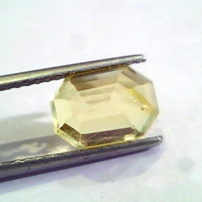 6.16 Ct Unheated Untreated Natural Ceylon Yellow Sapphire Gems AA