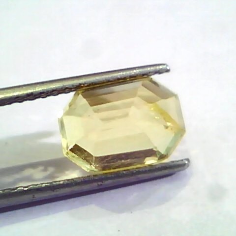 6.16 Ct Unheated Untreated Natural Ceylon Yellow Sapphire Gems AA