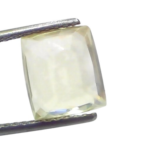 6.15 Ct GII Certified Unheated Untreated Natural Ceylon Yellow Sapphire 6.15 Ct GII Certified Unheated Untreated Natural Ceylon Yellow Sapphire